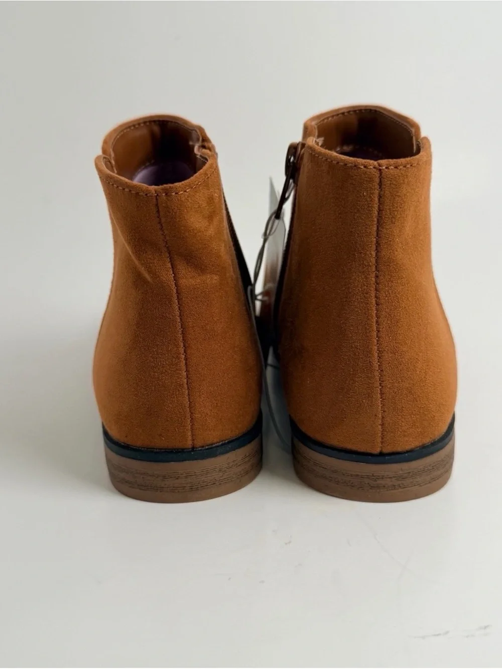 Cat & Jack Toddler Girls Cognac Suede Ankle Boots